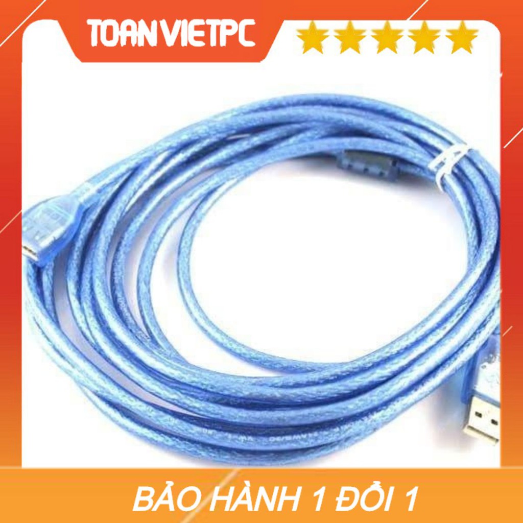 Dây cáp USB nối dài 10m Xanh