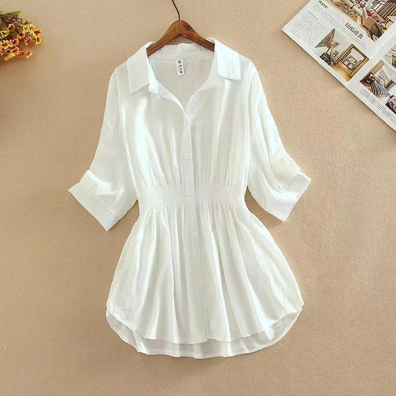Áo Sơ Mi Chiffon Dáng Rộng Họa Tiết Trái Tim Thời Trang 2022 Cho Nữ 2022