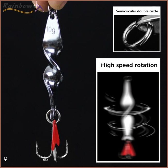 Mồi Giả Câu Cá 10g 14g 21g 28g Bằng Kim Loại Có Móc