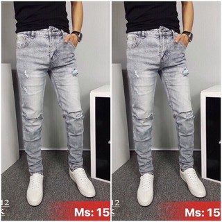 Quần jean nam cao cấp rẻ đẹp không phai màu, quần jean nam co giãn, quần jean nam rẻ đẹp, quần bò nam dạo phố BÌNH DƯƠNG