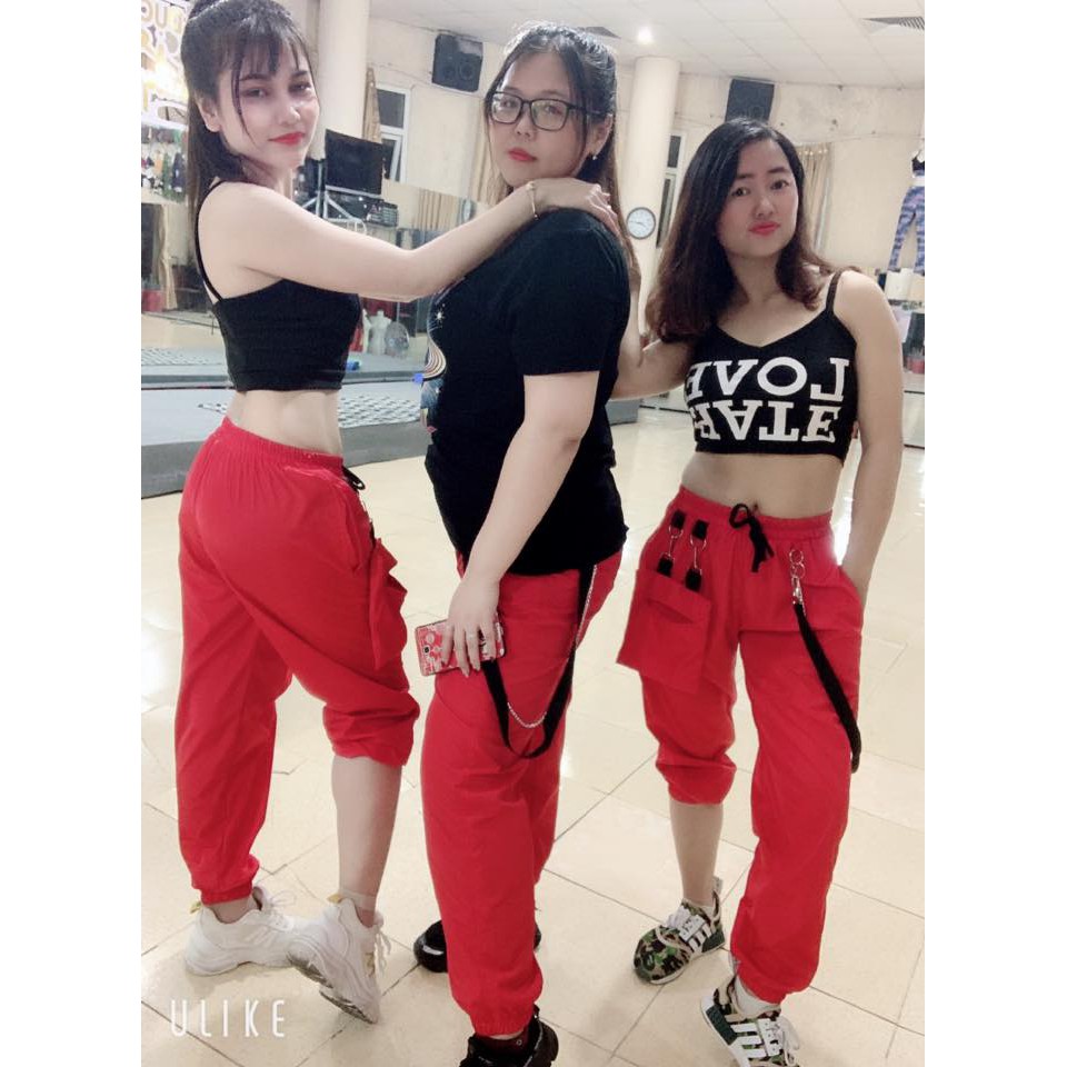 Quần jogger có túi nhỏ xinh xinh 4 màu  có ảnh thật sản phẩm