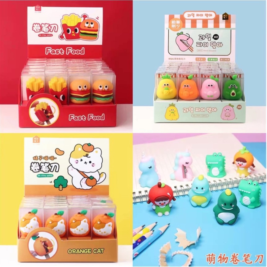 Gọt Bút Chì Mini Hình Thú Ngộ Nghĩnh Siêu Xinh - Gọt Bút Chì Hoạt Hình