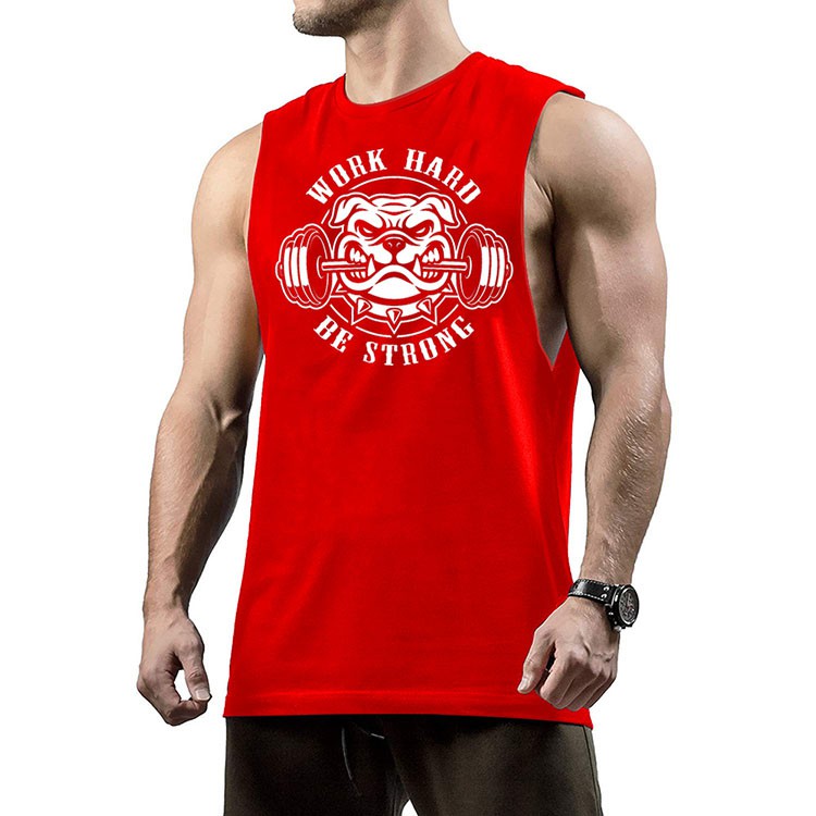 Áo Tập Gym Mùa Hè Mới WORD HARD - Áo Tập Gym 3 Lỗ Vải Cotton cao cấp