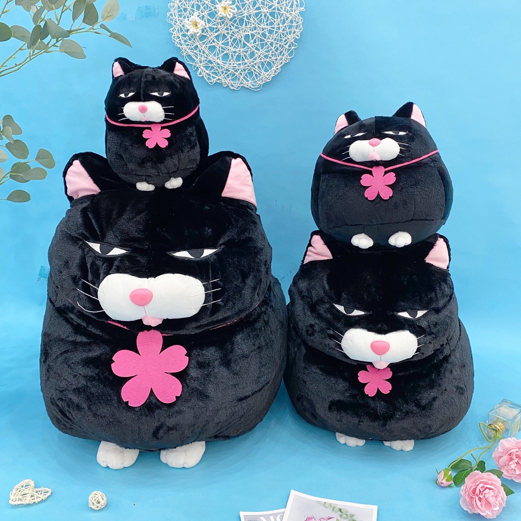 Gấu bông mèo amuse, thú nhồi bông mèo amuse cute cao cấp TAZIN