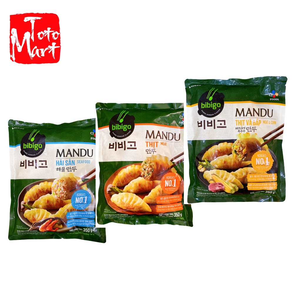 Bánh xếp Mandu Bibigo Hàn Quốc  chính hãng