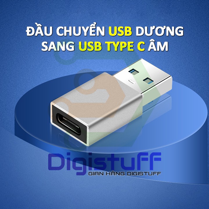Đầu chuyển USB dương sang USB Type C đầu âm