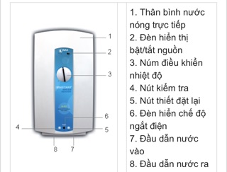 Bình nước nóng Inax HI-45S