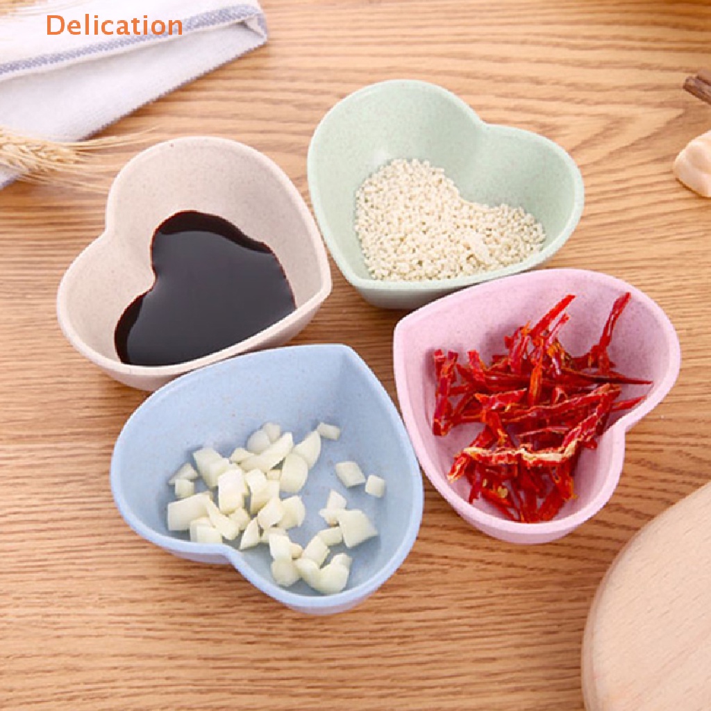 [Delication] Chén Đựng Nước Chấm / Gia Vị Bằng Lúa Mạch Hình Trái Tim