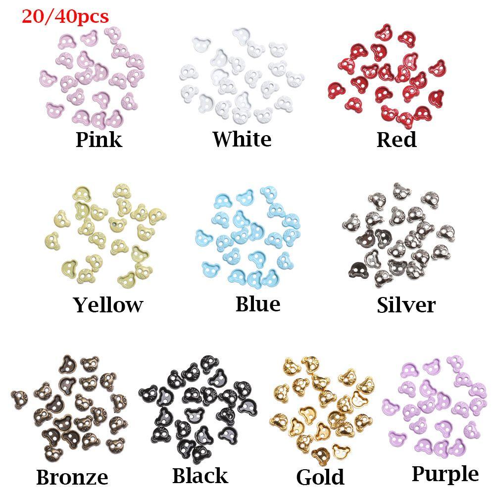 Nút Mini 5mm Màu Cầu Vồng Làm Quần Áo Búp Bê