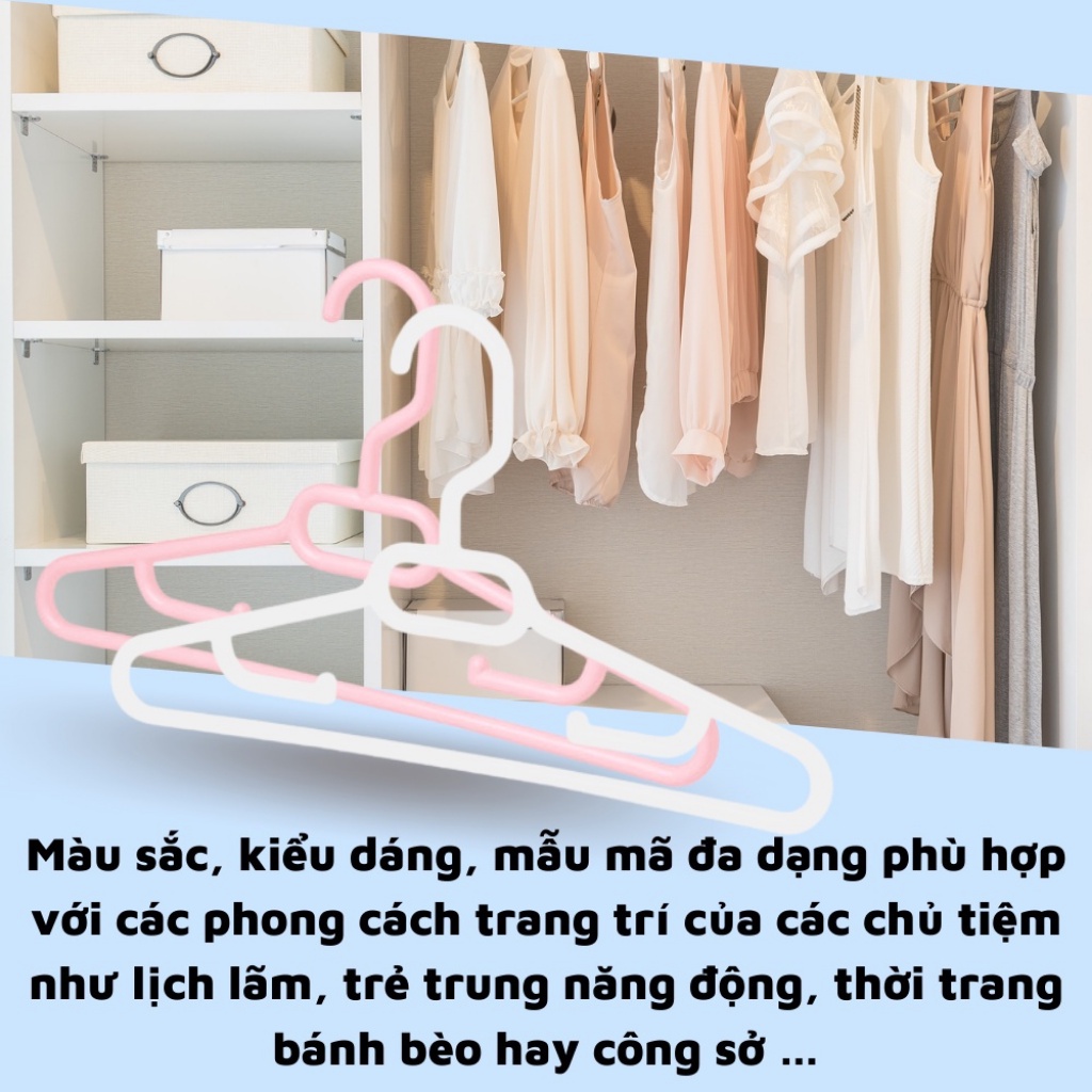 Móc Treo Quần Áo Trẻ Em Hara 181 INOCHI Giúp Quần Áo Gọn Gàng Ngăn Lắp Với Thiết Kế Chắc Chắn