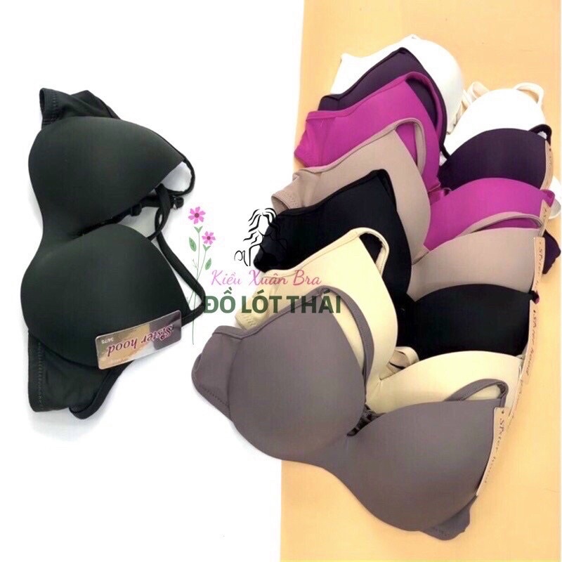 Áo ngực Thái Lan, nội y đệm mỏng, lót nữ vải mượt có gọng nâng cao cấp Sisterhood 8056