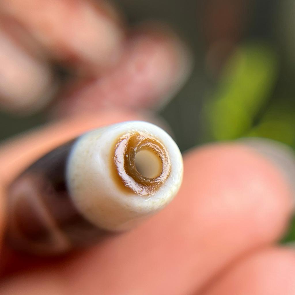 Hạt Dzi Hai Mắt Ngựa Phủ Bột Mịn Cao Cấp Dành Cho Nam Nữ