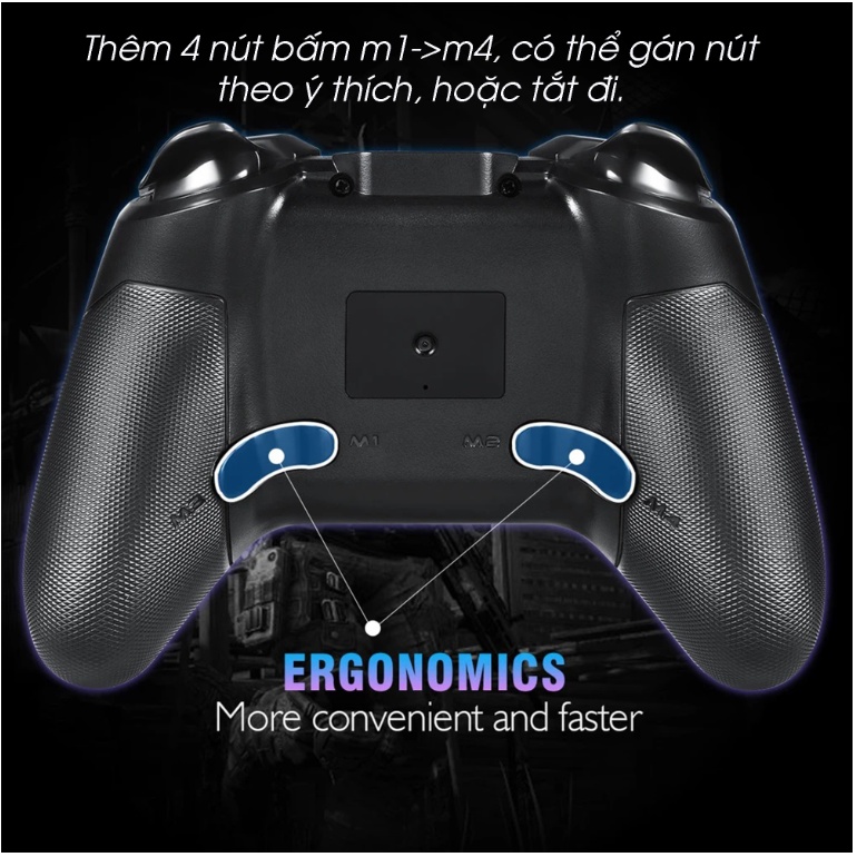 Tay Cầm Chơi Game Điện Thoại / Pc Gaming / PS4 - Máy Chơi Game Chính Hãng Cho PC/ Laptop/ TV Android/ Điện Thoại