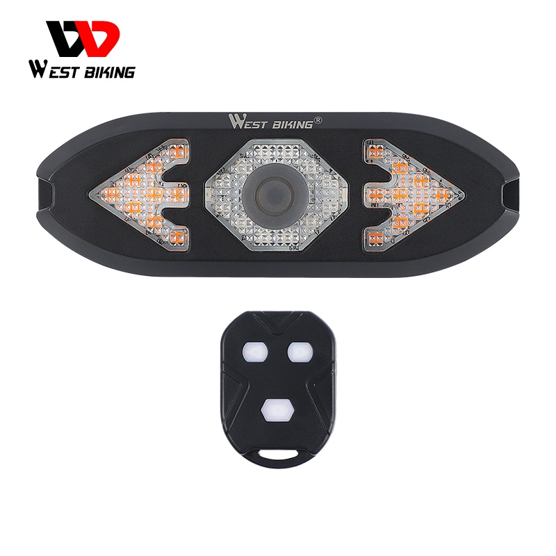 Đèn Đuôi Xe Đạp WEST BIKING YP0701301 Có Còi Điều Khiển Từ Xa Với Cổng USB Có Thể Sạc Lại