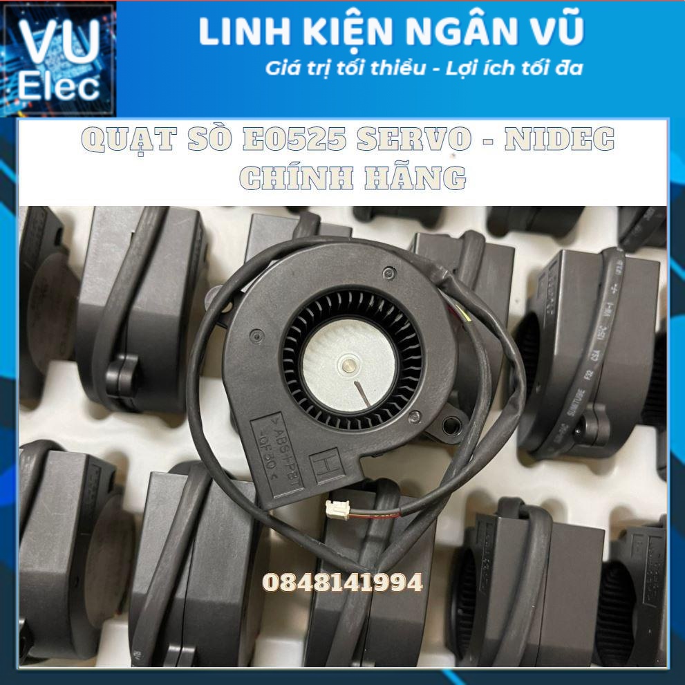 Quạt sò 12V0.23A chính hãng NIDECQuạt Encoder 1 xung 12V 0.5W