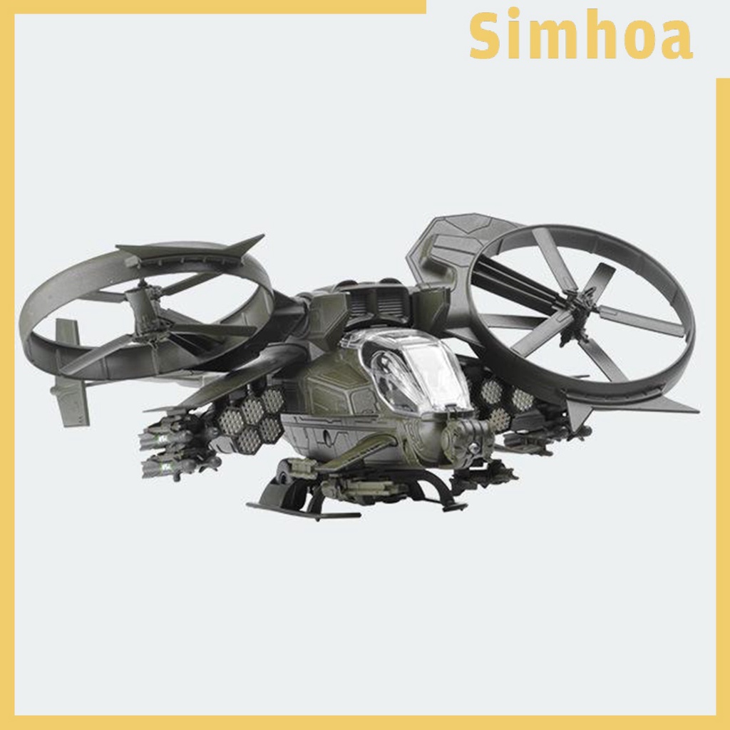 Mô hình máy bay trực thăng chiến đấu hợp kim tỉ lệ 1:48 dành cho trang trí văn phòng nhà cửa