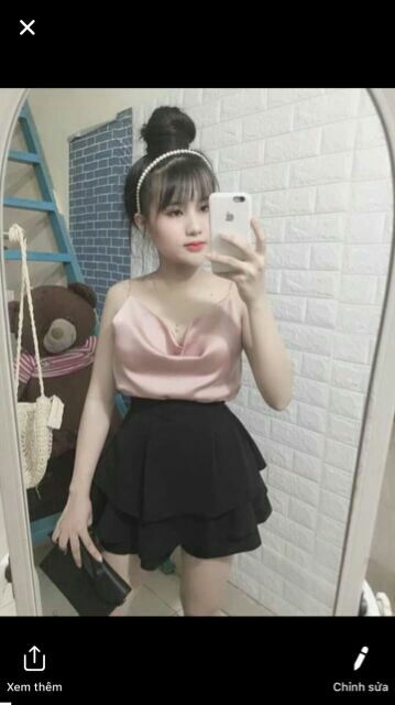 Chân váy tầng vải đẹp như hàng cao cấp ALOHASHOP91