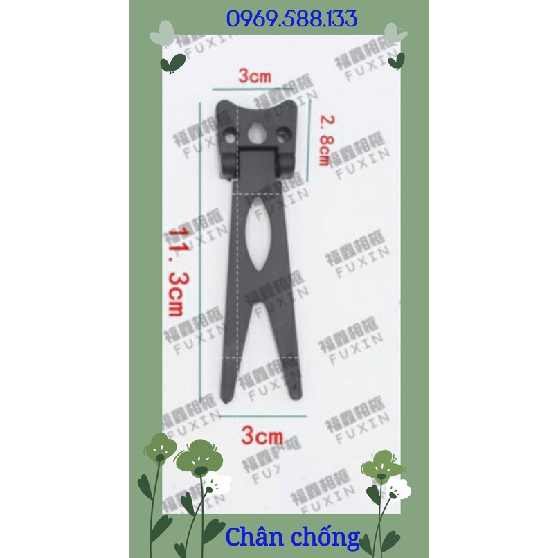 Chân để bàn khung ảnh cỡ nhỏ 11cm phù hợp cho khung ảnh cỡ từ 15x21cm trở xuống.