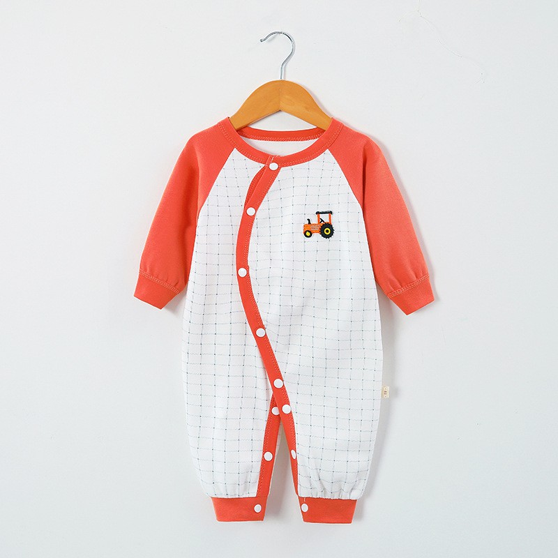 Bodysuit cho bé Body dài tay Cotton cho bé trai bé gái Hàng Quảng châu xuất Nhật SLT02