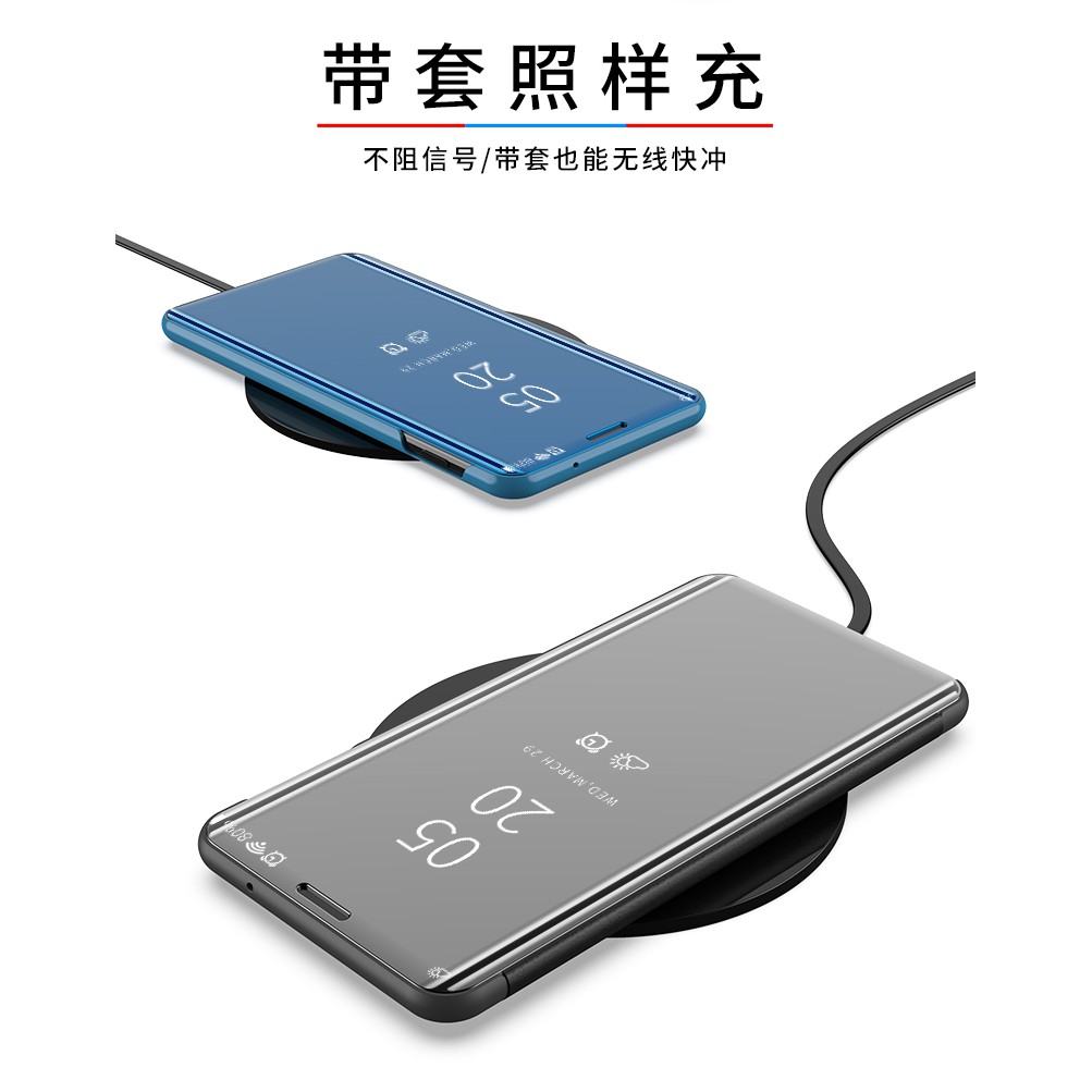 Ốp điện thoại gập tráng gương cho Huawei Nova 4 3 3i 3e 2i 2 Lite