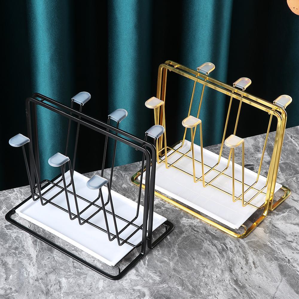 CONOPERY Giá Đỡ Úp Ly Ráo Nước Có Khay Treo Tiện Dụng Cho Nhà Bếp