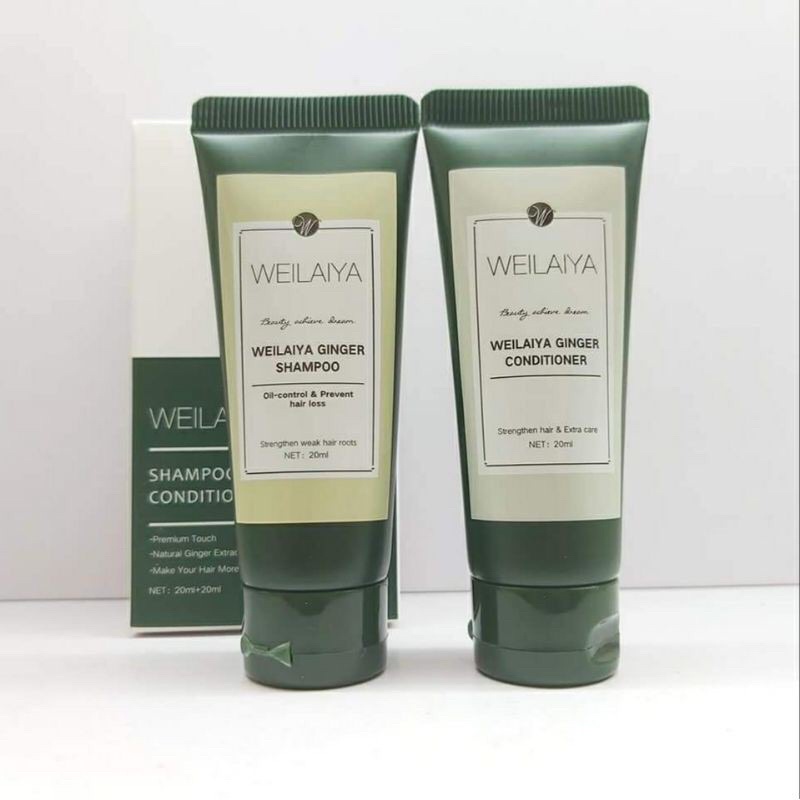 Set mini dầu gội gừng WEILAIYA