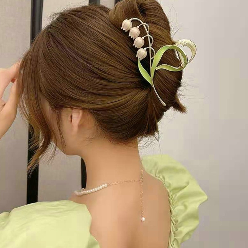 Kẹp Tóc Trang Trí Hình Hoa Tulip Cho Nữ