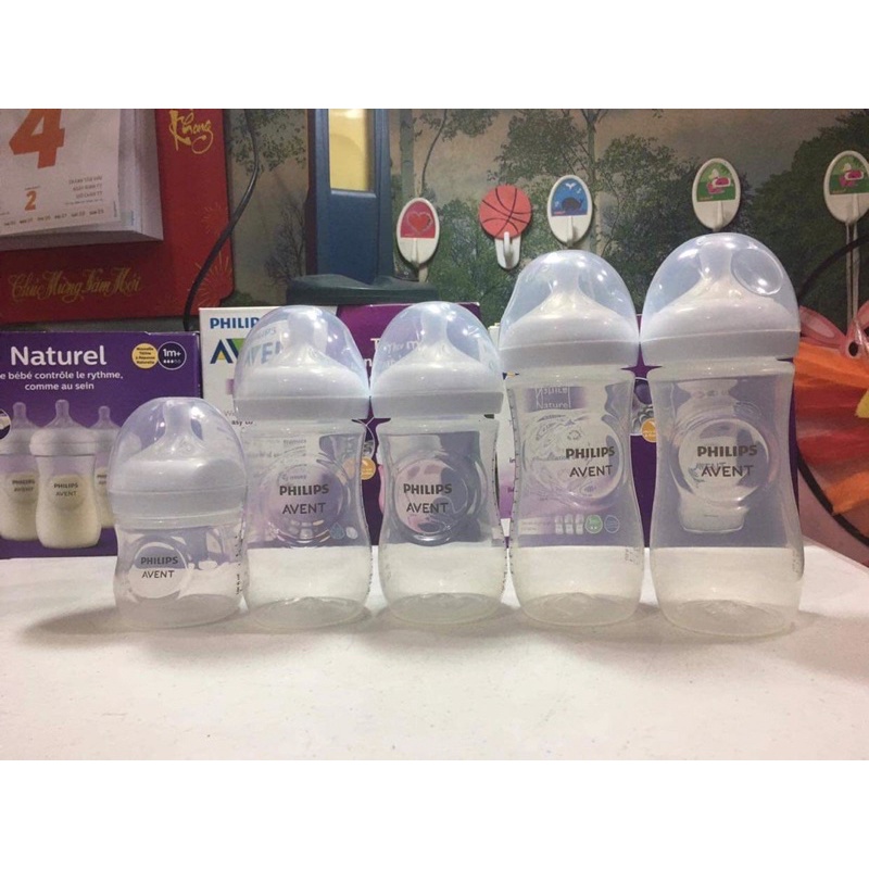 Bình sữa avent  125ml 260ml 330ml mẫu mới /mẫu cũ