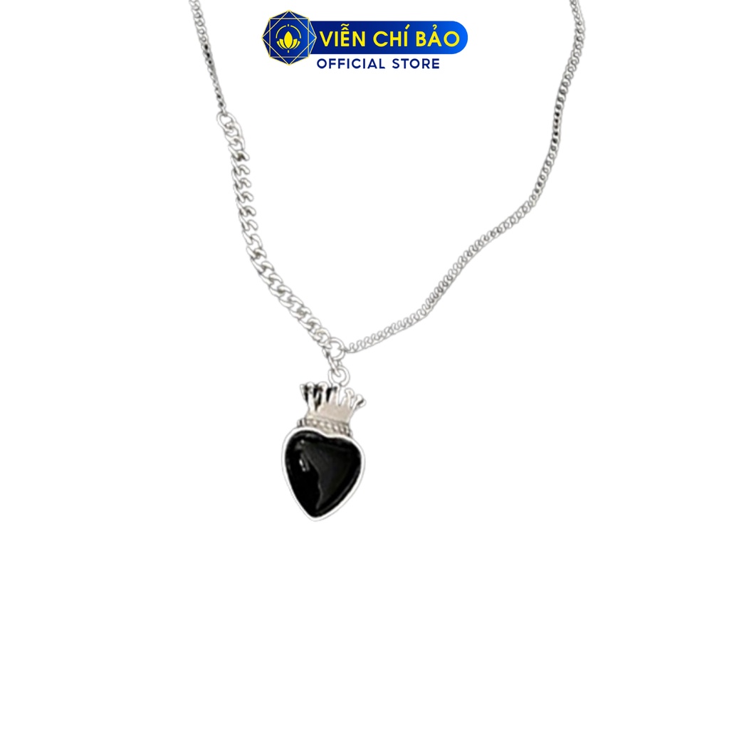 Dây chuyền bạc nữ Vương Hậu Trái Tim chất liệu bạc Thái 925 thời trang phụ kiện trang sức nữ Viễn Chí Bảo D000171