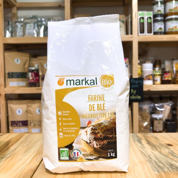 Bột Mì Nguyên Cám / Bột Mì Hữu Cơ Nguyên Cám T150 Markal 1 kg, Nhập Khẩu Pháp [Date 9/2021 ] | BigBuy360 - bigbuy360.vn