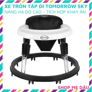 XE TRÒN TẬP ĐI KẾT HỢP XE ĂN DẶM CÓ THỂ GẤP GỌN TOMORROW SKY/ MOMMY KIDS CHO BÉ