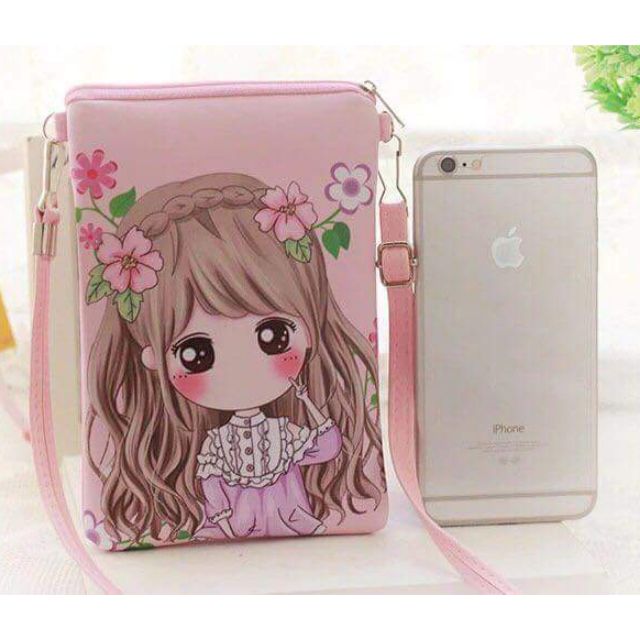 Túi đựng điện thoại hình Chibi