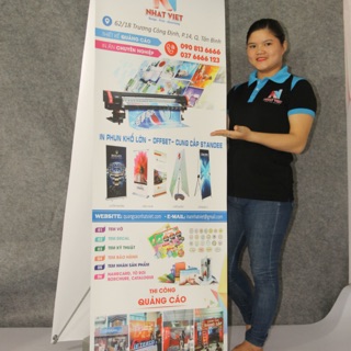 Standee X đế nước 1 mặt