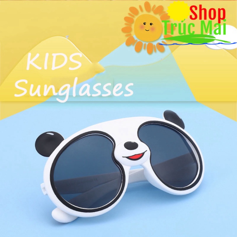 Kính Mát Phân Cực Chống Tia UV400 hoa lá panda phim hoạt hình đẹp tươi Cho Bé