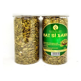 (Hàng tết ) Hạt bí xanh Ân Độ loại hũ 500g cung cấp dinh dưỡng và tốt cho sức khỏe golovinshop