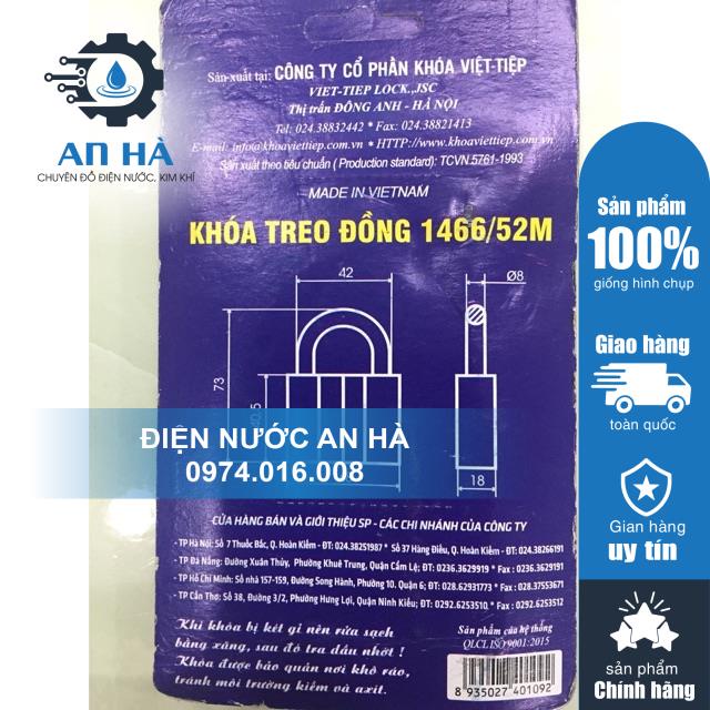 Ổ Khoá Việt Tiệp Đồng 4P,5P,6P