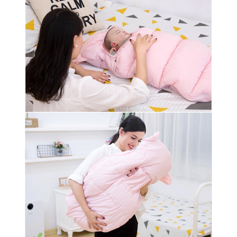 Túi Ngủ Giữ Ấm Chân Vào Mùa Đông Thiết Kế Kén Cho Bé Sơ Sinh