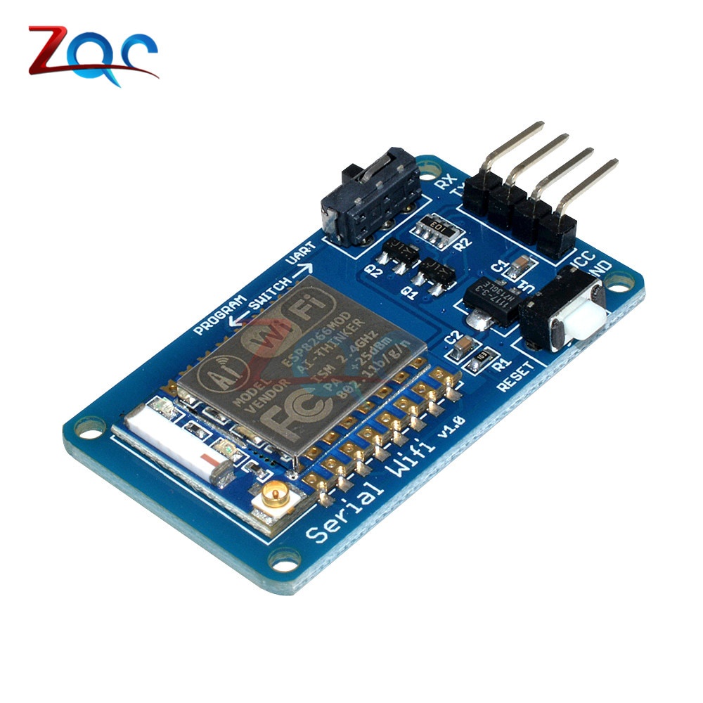 Bảng Mạch Thu Phát Tín Hiệu Wifi Esp8266 Esp-07 Esp07 3.3v 5v 8n1 Ttl Uart Port Cho Arduino R3 One