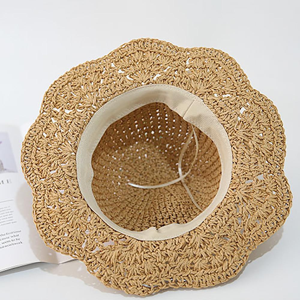 Mũ Bucket Chống Nắng Đi Biển Đính Nơ Có Thể Điều Chỉnh Kích Cỡ Cho Bé Gái