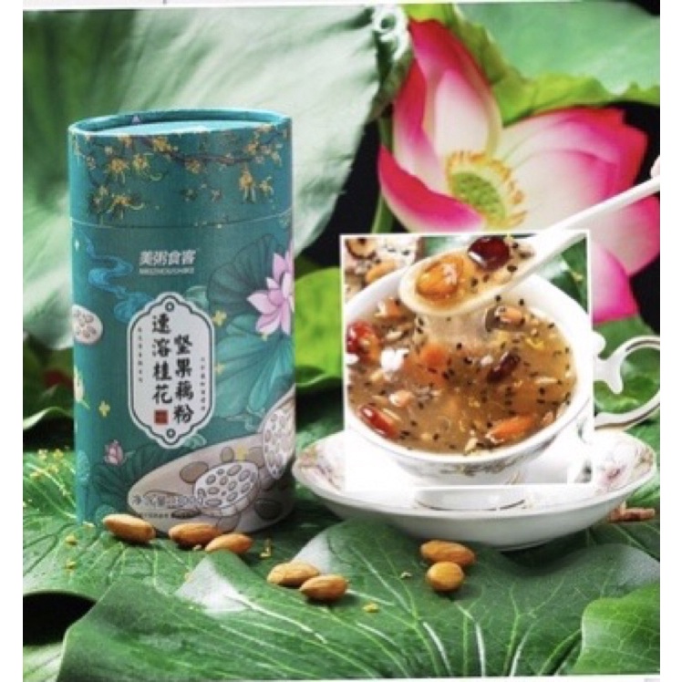 Tổng hợp các loại lon bột củ sen và hạt dinh dưỡng 500g