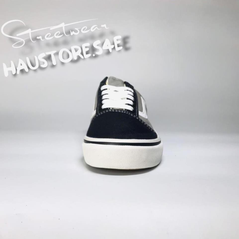 Giày thể thao old school xám đen full Box đủ size 36-43