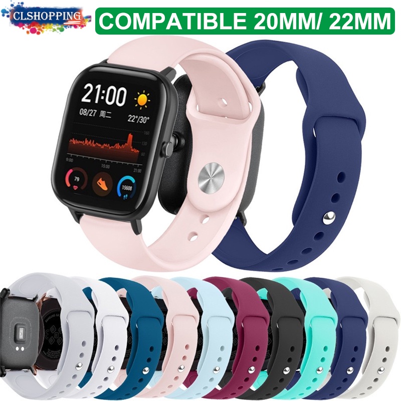 Dây đồng hồ thay thế chất liệu silicon cho Samsung Galaxy Watch 4/Classic Active 2 44Mm 42Mm/46Mm Gear S3 GT 2