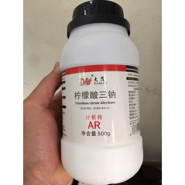 Hoá chất Sodium citrate dihydrate AR 6132-04-3 chai 500g