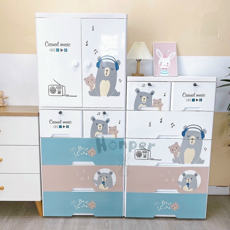 Tủ nhựa HONPER 5 tầng cao cấp hàng chính hãng bảo hành 1 năm