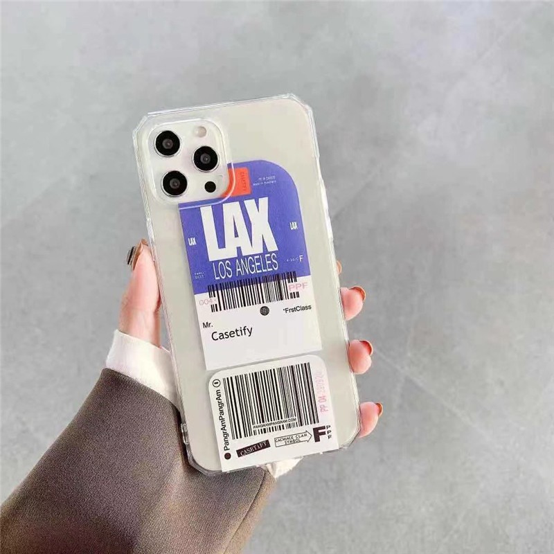 Ốp Điện Thoại Silicon Hình Vé Máy Bay Paris Seoul City Cho Iphone 12 Pro Max 12 Mini 11 Pro Max Xs Max Xr 6 6s 7 8 Plus Nova 7se Nova 7i