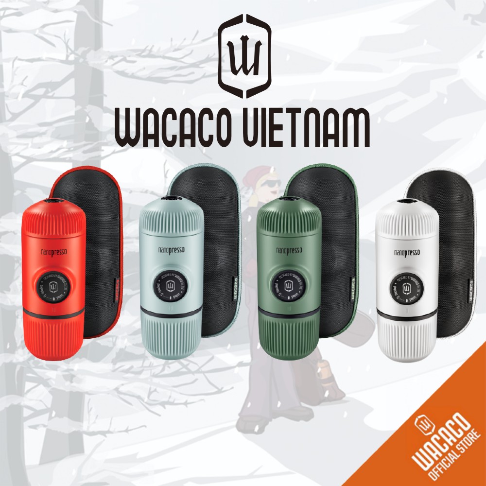 [CHÍNH HÃNG] Wacaco Nanopresso Element editon - Máy pha cà phê ép tay cao cấp từ Wacaco