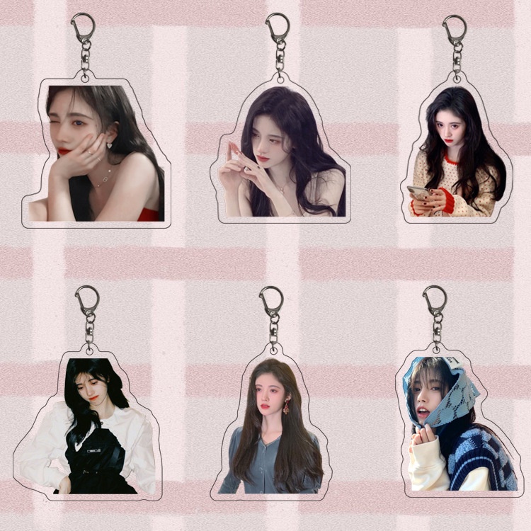 Ju Jingyi Móc Khóa acrylic Mặt Dây Chuyền