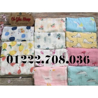 Khăn Aden Anais sợi tre 1.5mx 1,5m loại mịn, đẹp