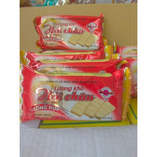 combo 10 gói lương khô hải châu vị tổng hợp gói 65g