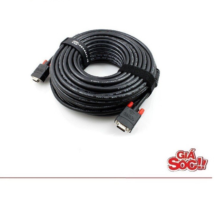UNITEK C506A: Dây CÁP VGA 2 ĐẦU ĐỰC 10M - HÀNG CHÍNH HÃNG